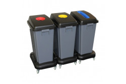 Szelektív hulladékgyűjtő, 3x60L, műanyag, szürke, kerekekkel

KJS706 SZELEKTÍV

